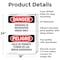 Signmission Smoking In Designated Areas Only Bilingual, 18 in W x Rectangle, Aluminum OS-2PACK-DS-A-1824-VS-1574 - alternate 8